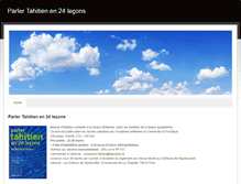 Tablet Screenshot of parlertahitienen24lecons.com